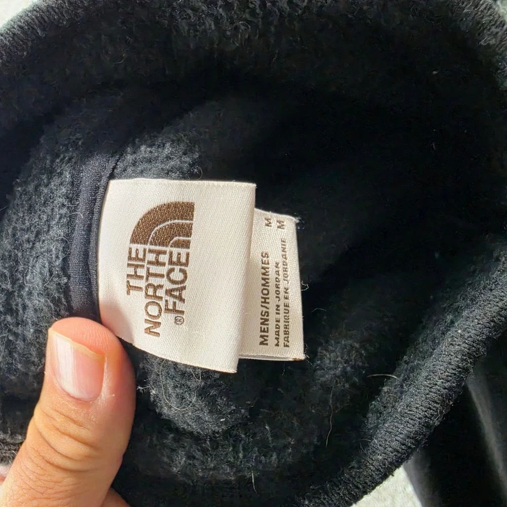 The North Face Gordon Lyons Jacket Mens Medium Gray Outdoor Zip Fleece Hiking